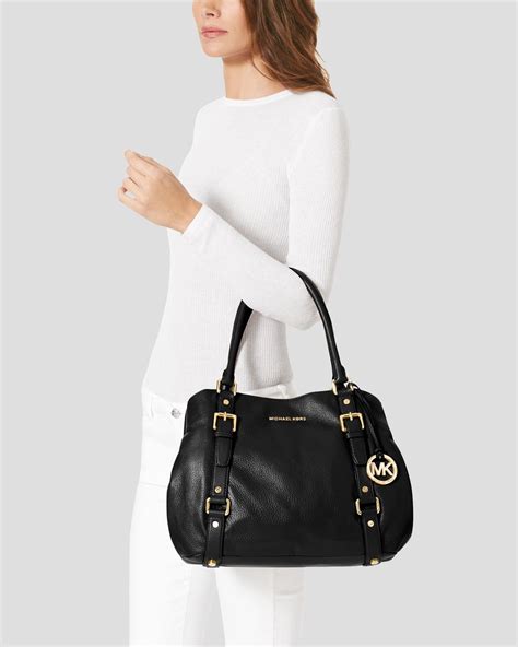 michael kors bedford monogram large satchel|Michael Kors.